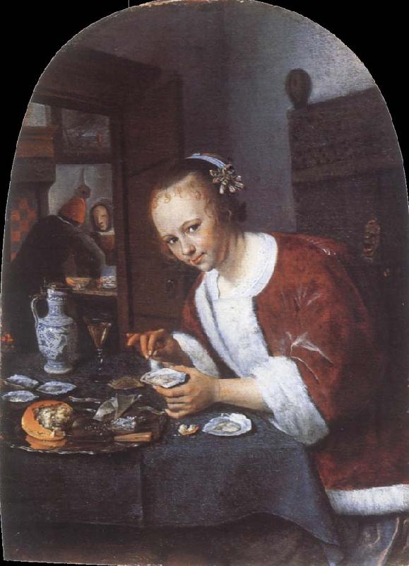Jan Steen The oysters eater oil painting image